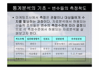 [마케팅조사론] 분석기법의 종류와 기술통계-5