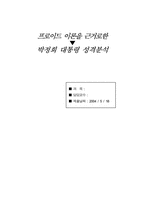 [인간행동] 프로이드이론을 근거로한 박정희 대통령 성격분석-1