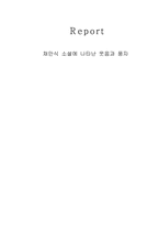 [한국문학] 채만식소설에 나타난 웃음과 풍자-1