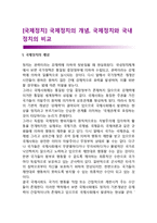[국제정치] 국제정치의 개념, 국제정치와 국내정치의 비교-1