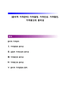 [윤리적 가격관리] 가격결정, 가격인상, 가격할인, 가격광고의 윤리성-1