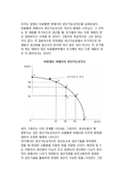 [생산가능성곡선] 기회비용설, 비용불변하에서의 생산가능곡선, 비용체증하에서의 생산가능곡선-8