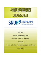 서울대학교병원(서울)자기소개서+면접족보,서울대학교병원(간호사)자소서,서울대병원자기소개서,서울대병원자소서,서울대학교병원간호직자기소개서,서울대학교병원합격자소서-1