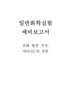 예비 비타민C의 정량-1