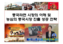 중국라면 시장의 이해 및 농심의 중국시장 진출 성공 전략-1