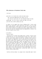 미국소설 `허클베리핀` 시대적배경 작품 분석-1