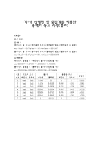 기-액 상평형 및 굴절계를 이용한 용액의 농도 측정(결과)-1
