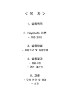 레이놀드 Reynolds number의 이론-8