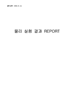 물리실험 탄환의 속도측정-1