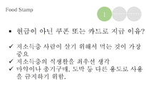 푸드스템프, Food Stamp, 맞춤형급여, 수급권자최저생계비지원, Thirfty Food Plan-5