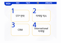 이케아 IKEA 기업분석과 이케아 마케팅(SWOT,STP,4P)전략분석과 이케아 CRM,글로벌마케팅전략분석및 이케아 문제점분석과 해결방안제안-8