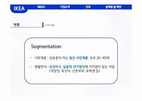 이케아 IKEA 기업분석과 이케아 마케팅(SWOT,STP,4P)전략분석과 이케아 CRM,글로벌마케팅전략분석및 이케아 문제점분석과 해결방안제안-9