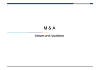 기업인수합병(M&A) 개념분석과 글로벌기업들의 M&A 성공,실패사례분석및 M&A 미래전망연구 레포트-1