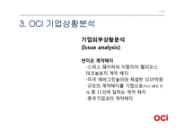 OCI 기업분석과 기업상황분석및 OCI 경영전략(위기극복방안) 분석 PPT-11