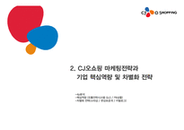 CJ오쇼핑 기업분석과 경영전략,마케팅전략분석및 CJ오쇼핑 글로벌마케팅전략분석 PPT레포트-6