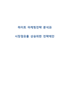 HITE 하이트(하이트진로) 기업분석과 마케팅 SWOT,STP,4P전략 분석및 하이트 새로운 마케팅전략 제안 레포트-1