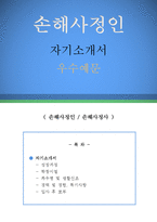손해사정인 자기소개서 우수예문(손해사정인 자소서,손해사정사 자기소개서,보험심사직 자기소개서,보험사 자소서,언더라이터 합격예문,손해사정사우수예문)-1