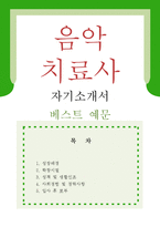 [음악치료사 자기소개서 우수예문]음악치료사 자소서, 음악심리치료사 자기소개서, 음악심리상담사 자기소개서,심리치료사 자소서,음악치료사 합격예문-1