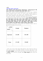 [마케팅] 기업의 SWOT분석과 향후 사업방향 제시-3