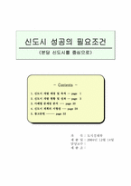 [도시경제학] 신도시성공의 필요조건- 분당신도시를 중심으로-1