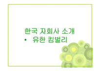 유한킴벌리와 킴벌리클라크 기업분석과 유한킴벌리 경영전략분석및 성과분석 PPT-15