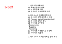 롯데 아이시스 브랜드분석과 아이시스 마케팅전략분석과 향후전략방안 제안 PPT레포트-2