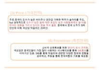 국순당 기업분석과 국순당 마케팅 SWOT,STP,4P전략분석과 나의의견 PPT-19