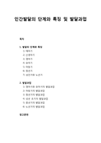 [교육학개론] 인간발달의 단계와 특징 및 발달과업-1