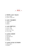TOYOTA 도요타 기업분석과 SWOT분석/ 도요타 경영전략과 위기극복전략분석/ 도요타 해외진출전략과 성공사례분석및 나의의견-2