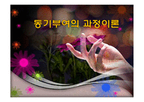 동기부여의 과정이론-1