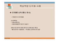 다국적 기업의 핵심역량 다각화 사례와 성공적 구조조정-11