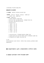 [조직구조론] 방송위원회 사례-5