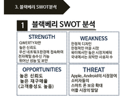 black berry 블랙베리 기업분석과 SWOT분석및 블랙베리 문제점분석과 향후개선전략제안 PPT-7
