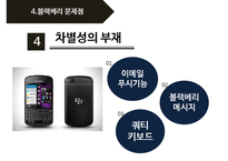 black berry 블랙베리 기업분석과 SWOT분석및 블랙베리 문제점분석과 향후개선전략제안 PPT-16