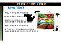 서브웨이와 카르푸의 글로벌 경영-8