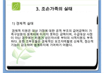조손가족복지 파워포인트 PPT(조손가족실태, 조손가족복지대책, 조손가족문제, 조손가족복지서비스)-6