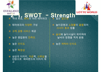 에버랜드 vs 롯데월드 기업비교분석과 에버랜드,롯데월드 마케팅 7P,STP,SWOT전략 비교분석및 향후전략제안과 시사점 PPT-11