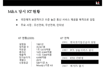 KT 와 KTF의 인수합병(M&A)사례분석 [합병목적, 합병배경합병 효과 ,합병후 변화]-4