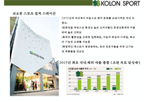 코오롱스포츠(KOLON SPORT)[아웃도어 시장 국내 시장점유율 1위 올라서기매출 1조원]-6