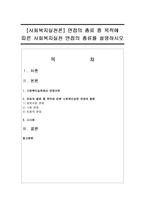 [사회복지실천론] 면접의 종류 중 목적에 따른 사회복지실천 면접의 종류를 설명하시오-1