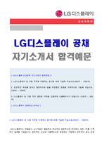 ★ LG디스플레이 (IT사업부 제품디자이너) 자기소개서 합격샘플 [LG디스플레이 채용 자기소개서/LG디스플레이 자소서 LG디스플레이자기소개서]-1
