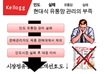 켈로그 기업분석과 켈로그 글로벌마케팅(인도) 전략사례분석과 켈로그 향후전망분석 PPT(발표 스피치대본 첨부)-19