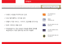 CGV 기업분석과 CGV 마케팅 SWOT,STP,4P전략분석과 CGV 문제점과 해결전략제안 PPT-14
