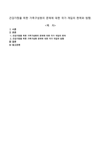 건강가정을 위한 가족구성원의 문제에 대한 국가 개입의 한계와 방향-1