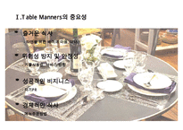 국제 테이블 매너[International Table Manners]의 이해-3
