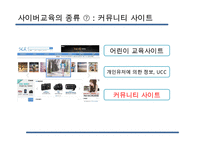 [사이버교육] 사이버교육의 현황 사이버교육의 개념 사이버교육의 종류-18