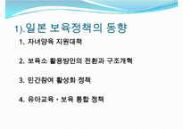[선진국의 보육정책] 일본 보육정책의 동향과 특징 및 일본 보육정책 사례 분석-2