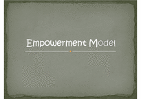[임파워먼트 분석] 임파워먼트 모델(Empowerment Model)의 개념과 특징 및 이론, 실천과정과 사례, 한계성에 따른 개선방안 PPT자료-1