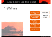 [A+ 추천레포트]중국대외정책] 중국의 시기별 대외 정책의 특징, 과거의 중국의 대외정책, 현대 중국의 대외정책 비교 분석-17