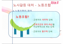 [우수레포트] 노사갈등, 노사갈등 역사, 노사관계, 정책기조, 재능교육, 현대중공업, 노동자, 파업, 노동조합]노사갈등의 역사, 노사갈등과 노사관계, 노사갈등과 정책기조, 노사갈등과 재능교육, 노사갈등과 수정 다운 홍보-11